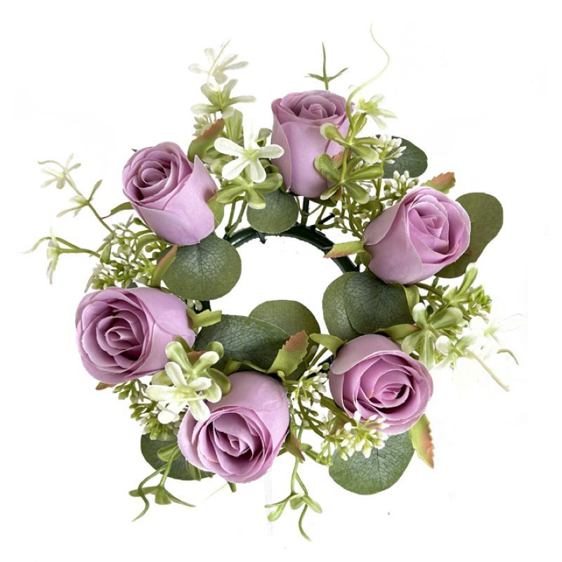 25cm rose wreath
