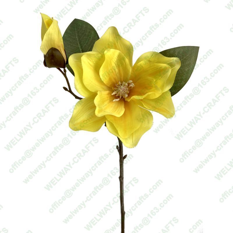 43cm magnolia stem 1 flower 1 head