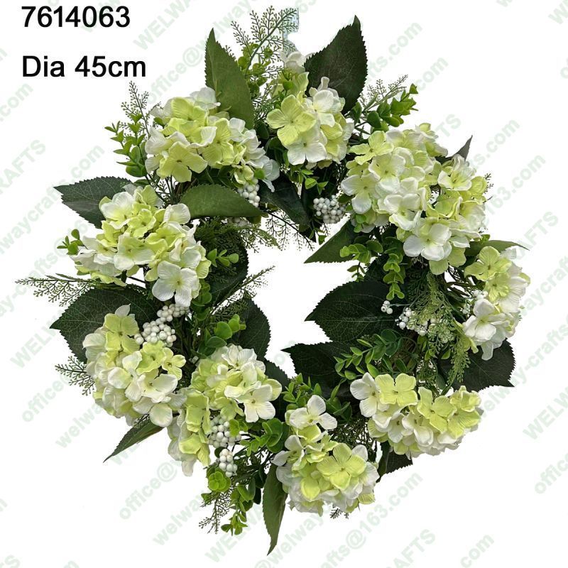 45cm hydrangea wreath