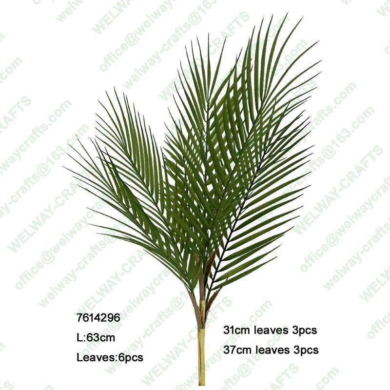 63cm palm bush 6 leaves