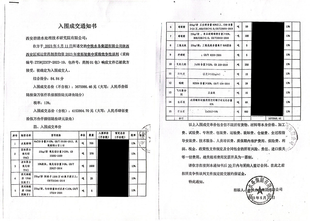 碧清水處理