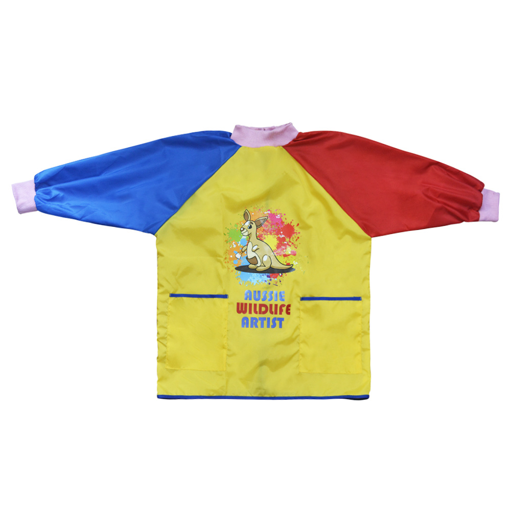 Children Feeding Smock Custom Logo Kid Aprons Children Feeding Smock Custom Logo Kid Aprons