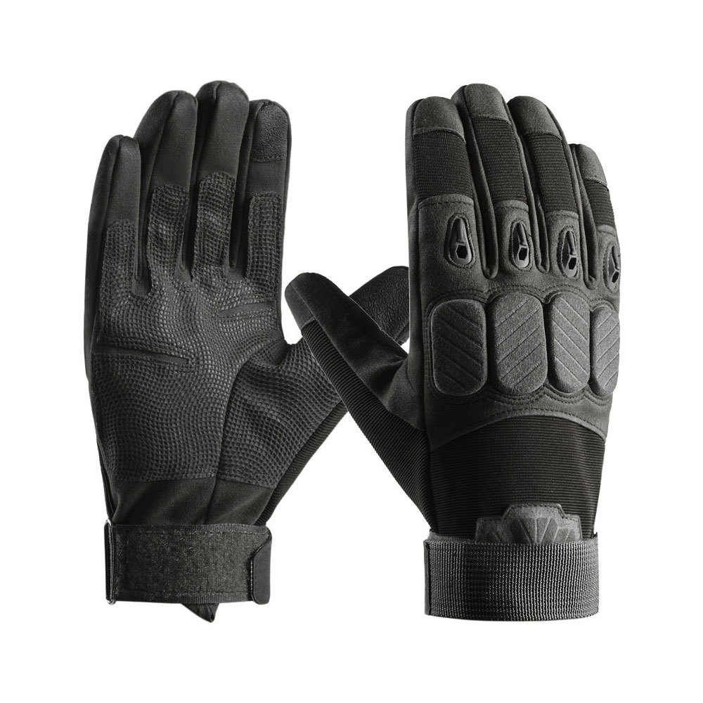 Custom Touch Screen Full Finger Protective Safety Anti-Slip Outdoor Motorcycle Gloves