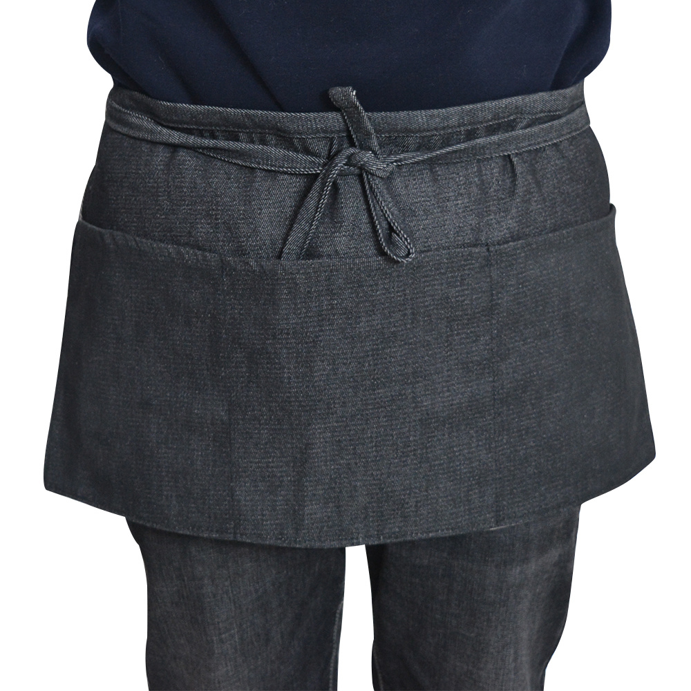 Wholesale Chef Denim Waist Apron Kitchen Uniforms Waist Half Apron Wholesale Chef Denim Waist Apron Kitchen Uniforms Waist Half Apron