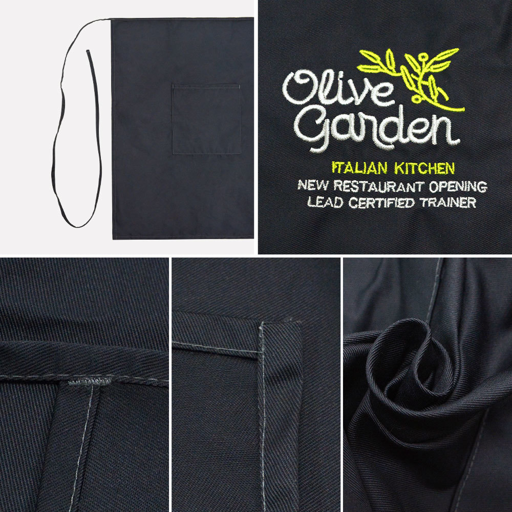 Two-sided Sublimation Polyester Cotton Water Proof Chef Half Body Apron Two-sided Sublimation Polyester Cotton Water Proof Chef Half Body Apron
