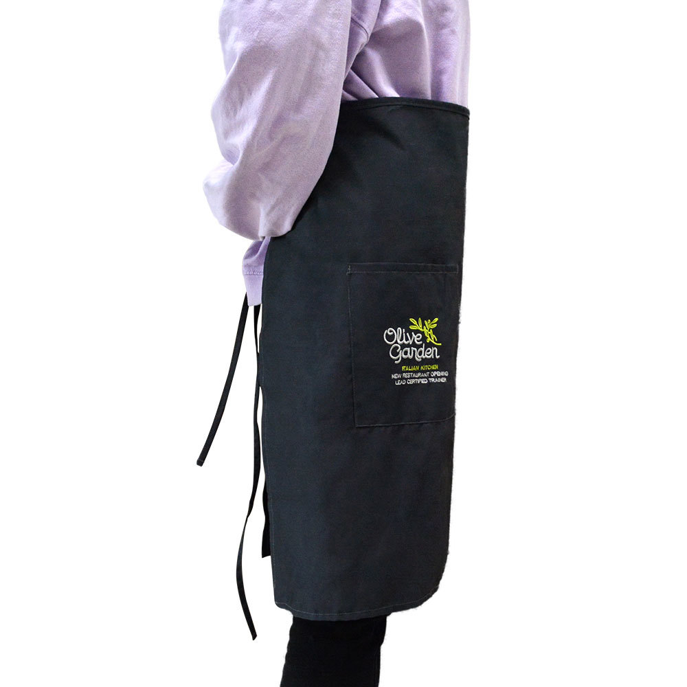 Two-sided Sublimation Polyester Cotton Water Proof Chef Half Body Apron Two-sided Sublimation Polyester Cotton Water Proof Chef Half Body Apron