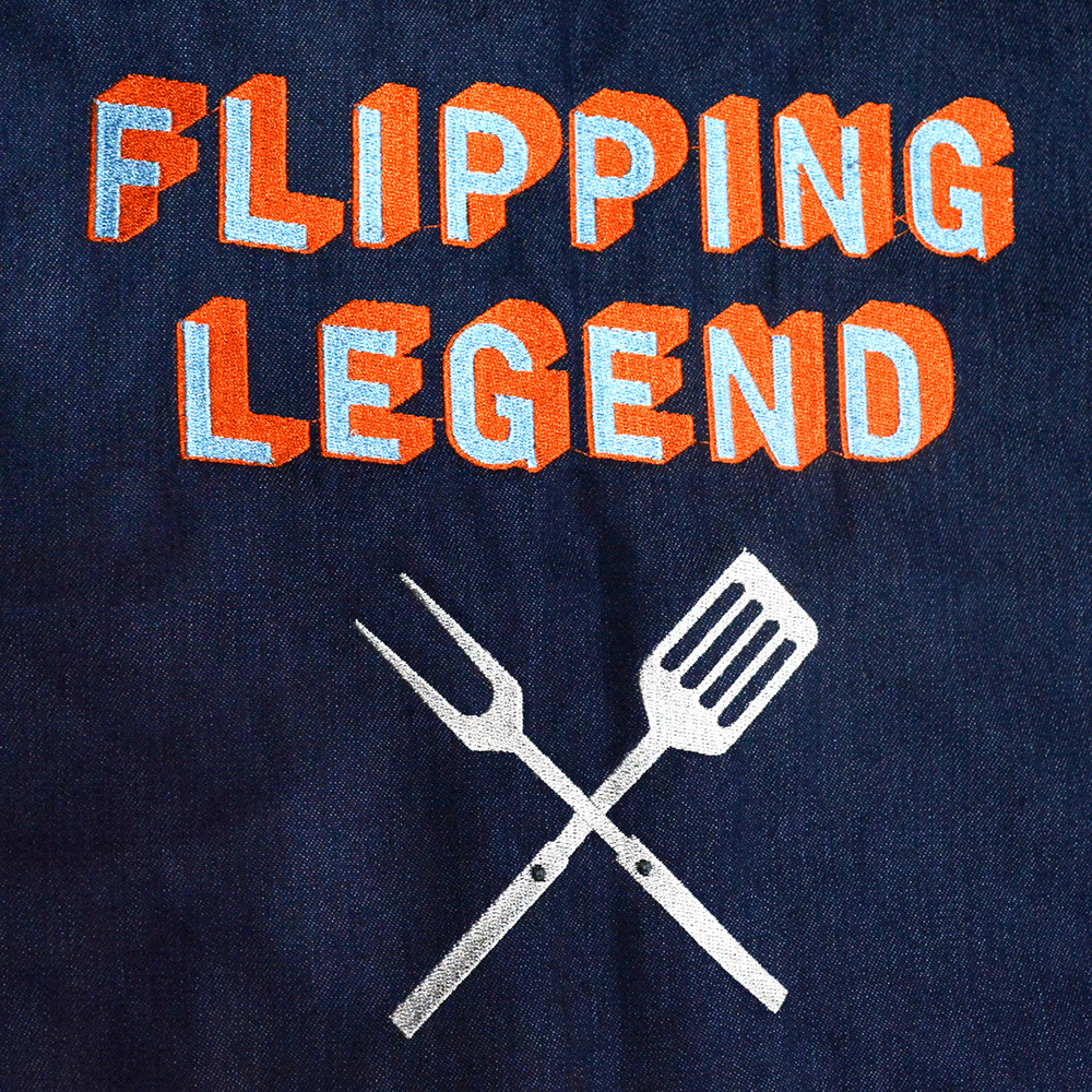 Custom Embroidery or print logo Denim Kitchen Aprons Custom Embroidery or print logo Denim Kitchen Aprons