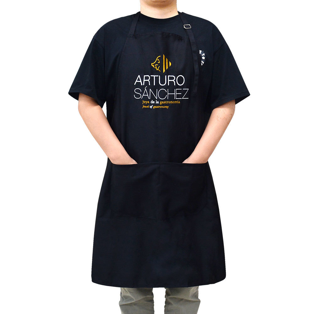 Cotton kitchen cooking long apron with pocket embroidery logo aprons Cotton kitchen cooking long apron with pocket embroidery logo aprons