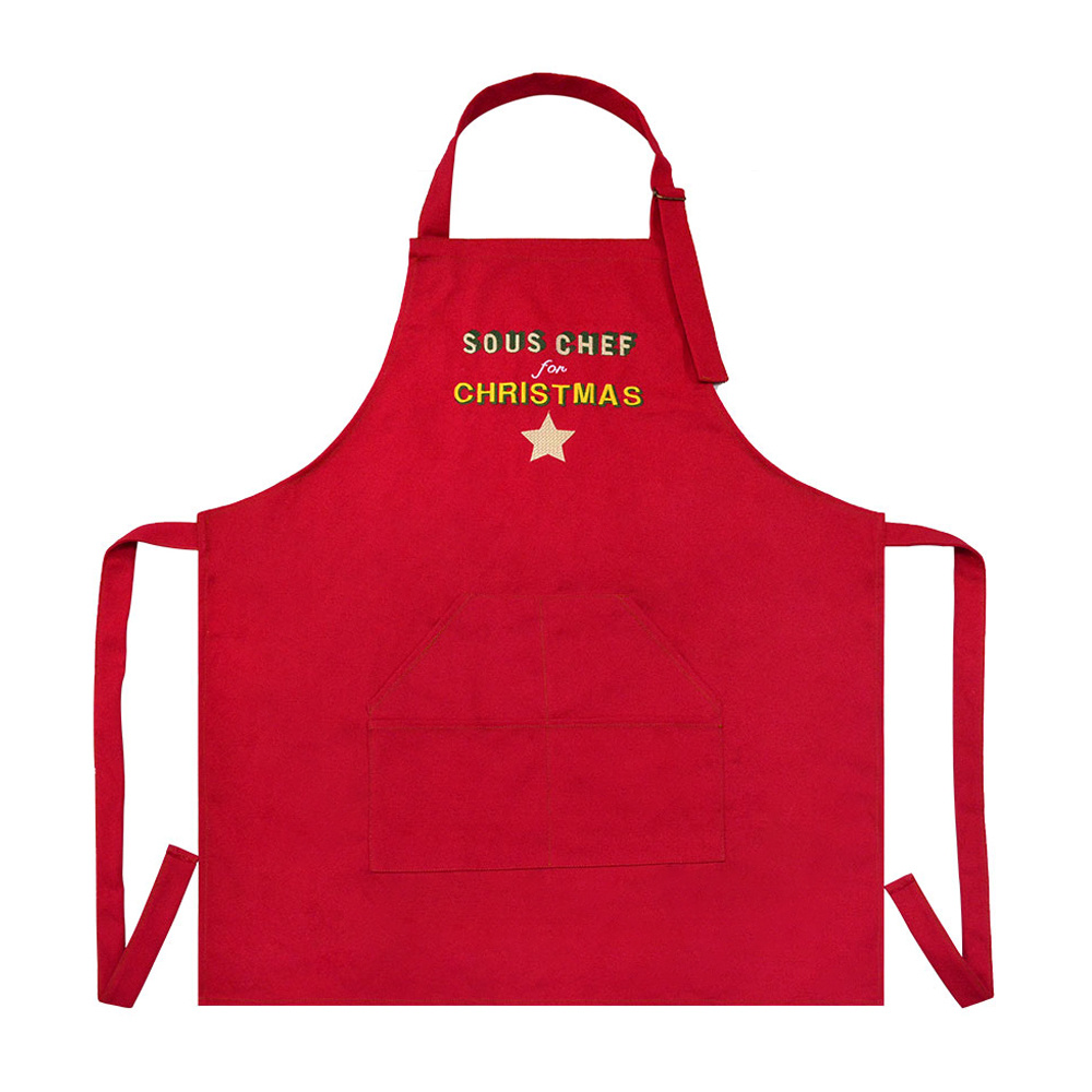 Cooking Apron in Denim Material for Unisex