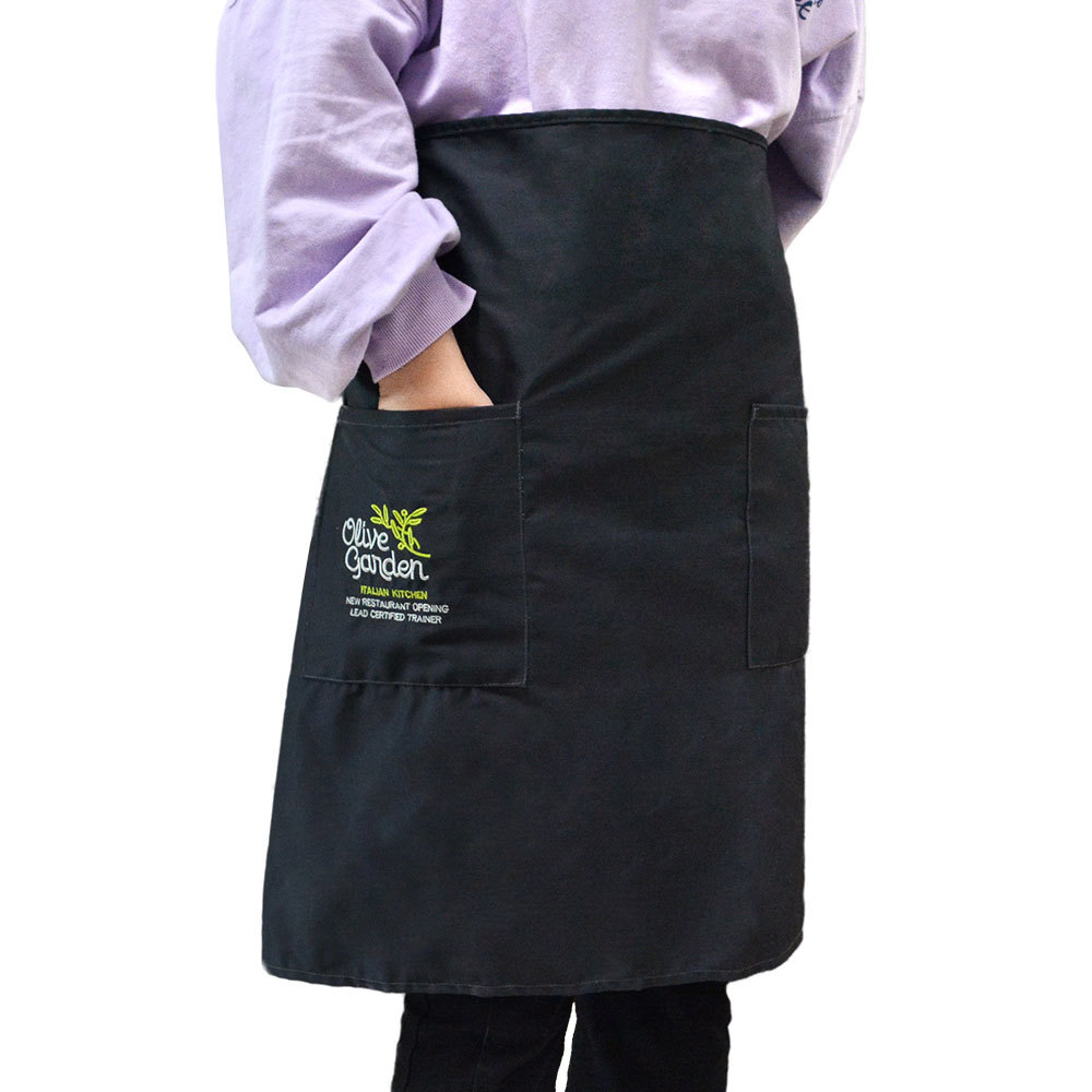 Two-sided Sublimation Polyester Cotton Water Proof Chef Half Body Apron Two-sided Sublimation Polyester Cotton Water Proof Chef Half Body Apron