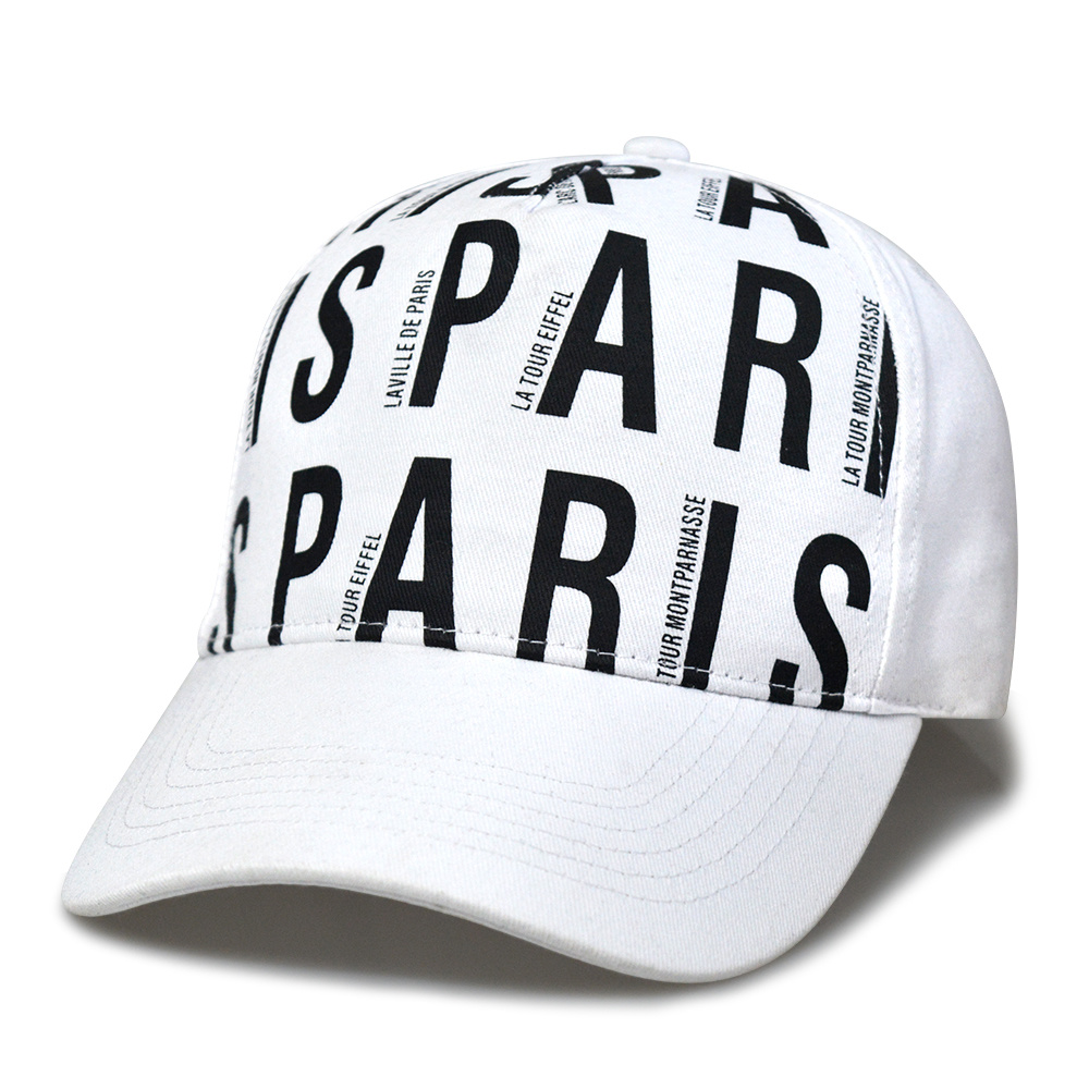 100% cotton baseball cap custom sublimation printed logo