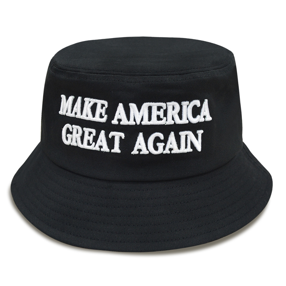 3D Embroidery Logo USA Election Make America Great Again Bucket Hats 3D Embroidery Logo USA Election Make America Great Again Bucket Hats