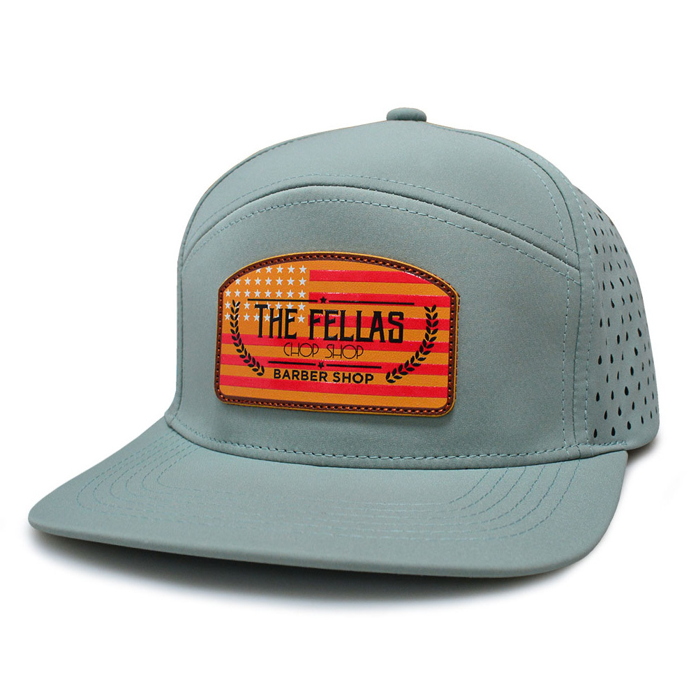 Custom Laser Cut Hole Perforated Snapback Hat
