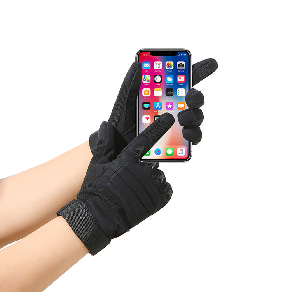 Custom Touch Screen Tactical Full Finger Gloves