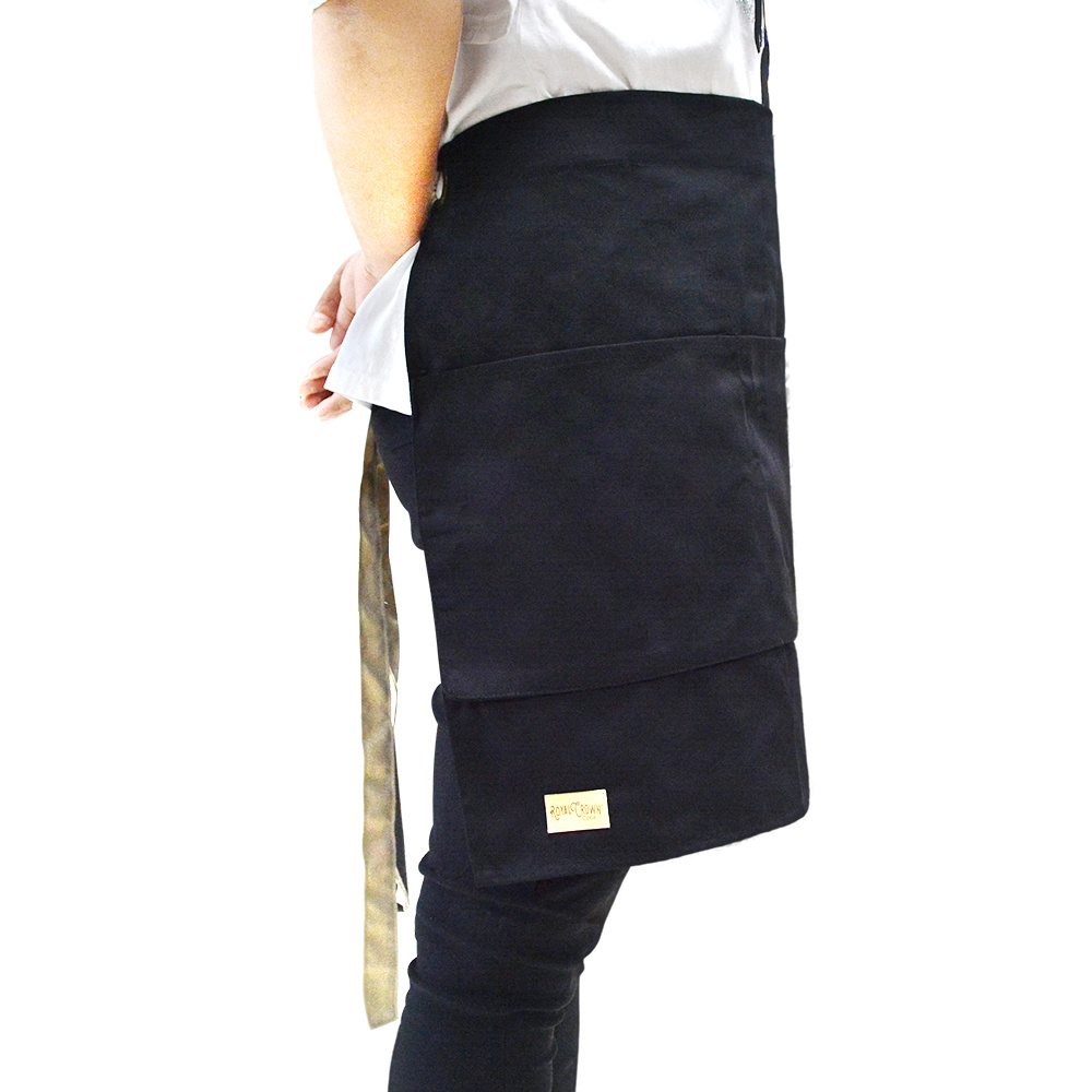 Custom Wear-resistant Tool Reusable Restaurant Waist Apron Custom Wear-resistant Tool Reusable Restaurant Waist Apron