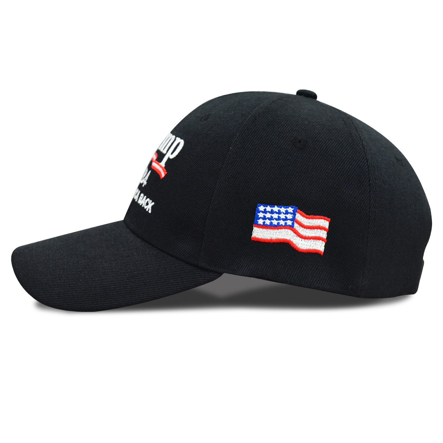Trump take America Back flag flying embroidered baseball cap