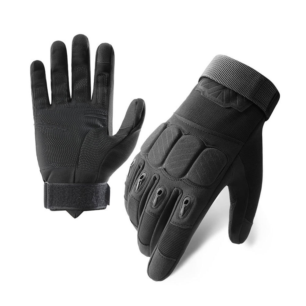Custom Touch Screen Full Finger Protective Safety Anti-Slip Outdoor Motorcycle Gloves