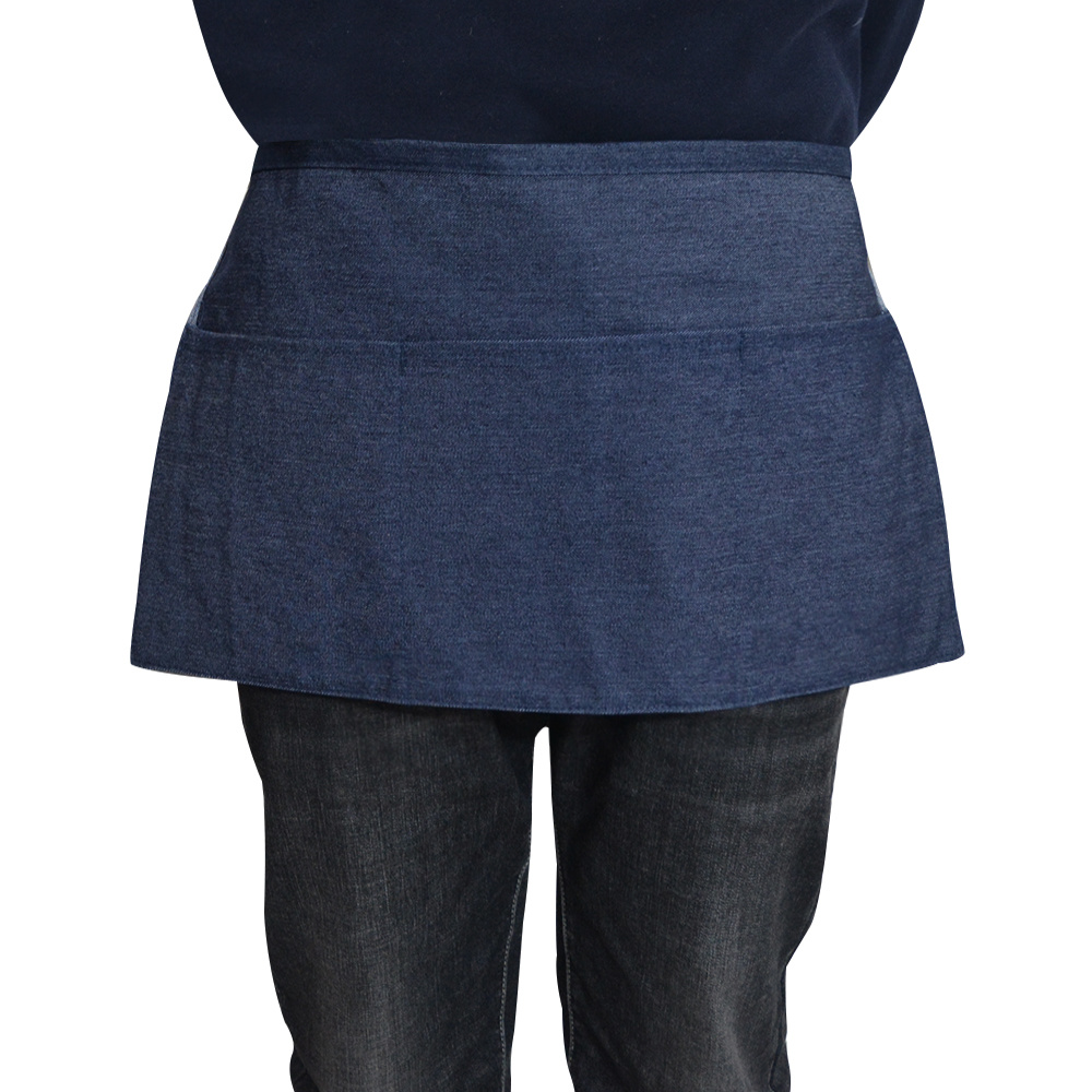 Wholesale Chef Denim Waist Apron Kitchen Uniforms Waist Half Apron Wholesale Chef Denim Waist Apron Kitchen Uniforms Waist Half Apron