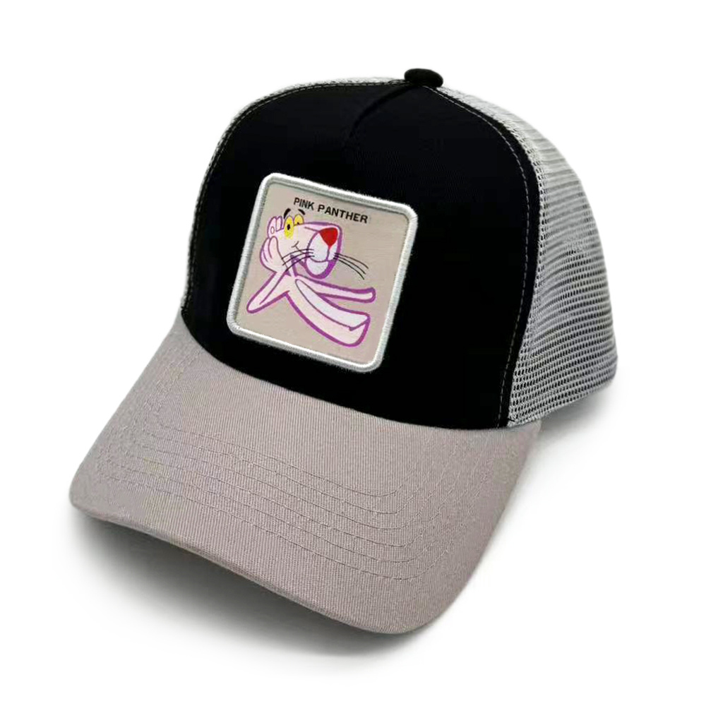 High quality animal embroidered 5 Panels Mesh Trucker Hat High quality animal embroidered 5 Panels Mesh Trucker Hat