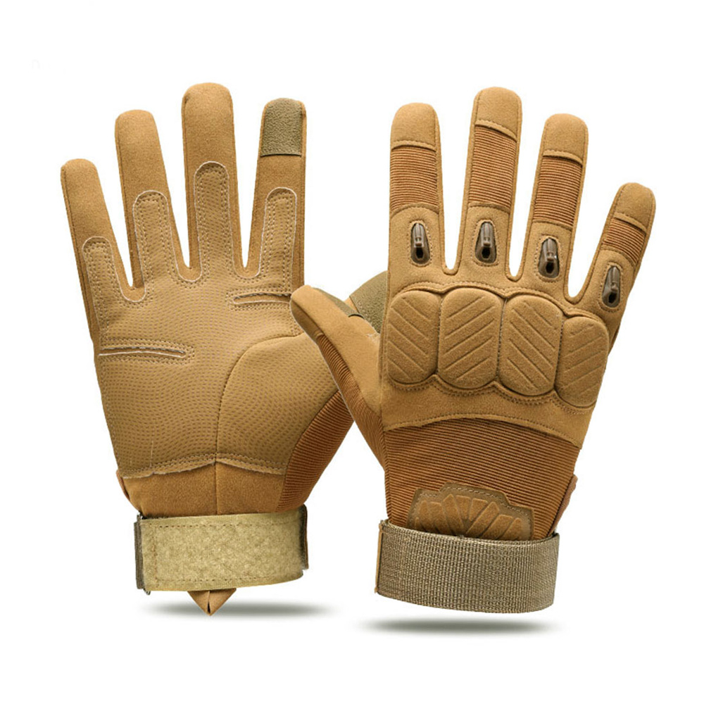 Custom Touch Screen Full Finger Protective Safety Anti-Slip Outdoor Motorcycle Gloves