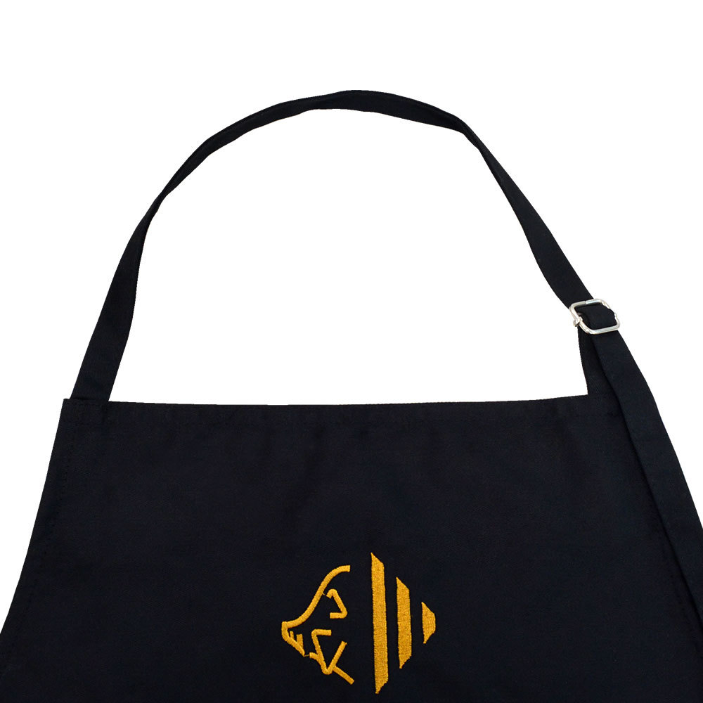Cotton kitchen cooking long apron with pocket embroidery logo aprons Cotton kitchen cooking long apron with pocket embroidery logo aprons