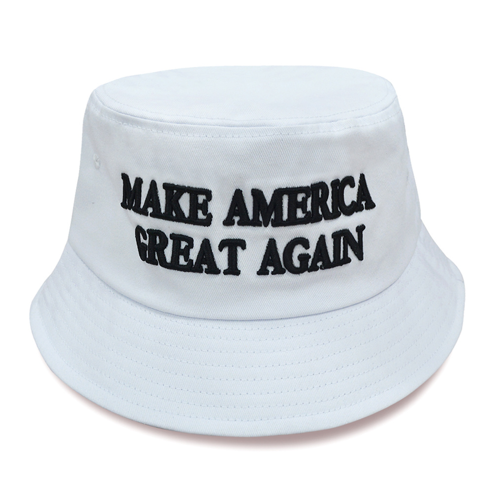 3D Embroidery Logo USA Election Make America Great Again Bucket Hats 3D Embroidery Logo USA Election Make America Great Again Bucket Hats