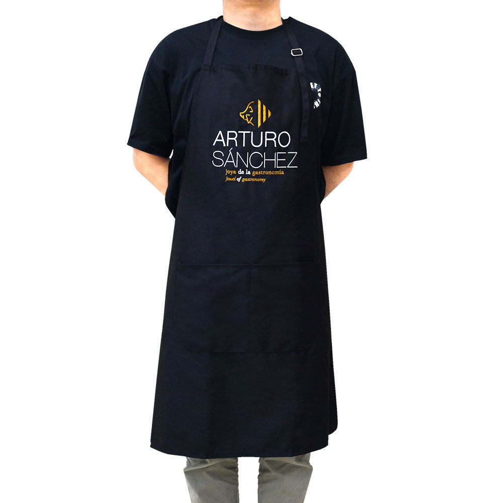 Cotton kitchen cooking long apron with pocket embroidery logo aprons Cotton kitchen cooking long apron with pocket embroidery logo aprons