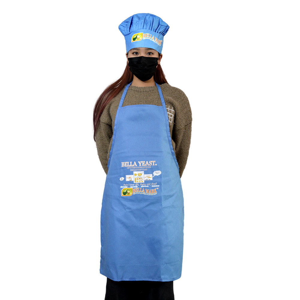With Custom Printed logo 100% Cotton Baking Apron Suit