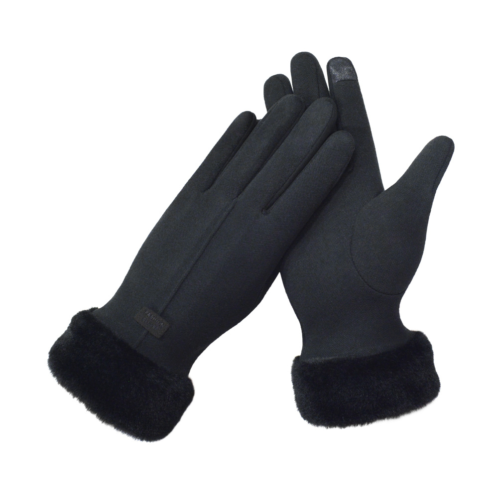 Touch Screen Fashion Gloves Outdoor Winter Warm Suede Gloves Touch Screen Fashion Gloves Outdoor Winter Warm Suede Gloves