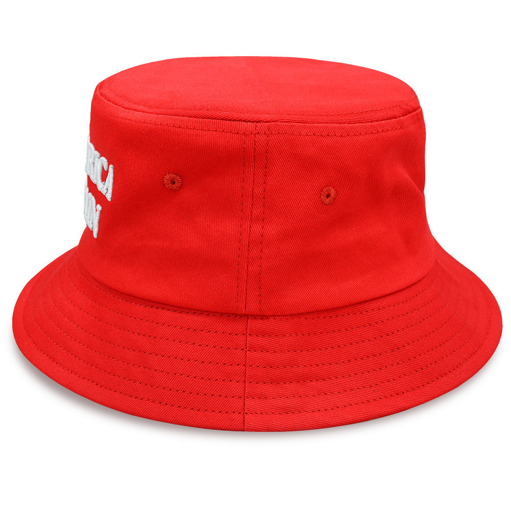 3D Embroidery Logo USA Election Make America Great Again Bucket Hats 3D Embroidery Logo USA Election Make America Great Again Bucket Hats