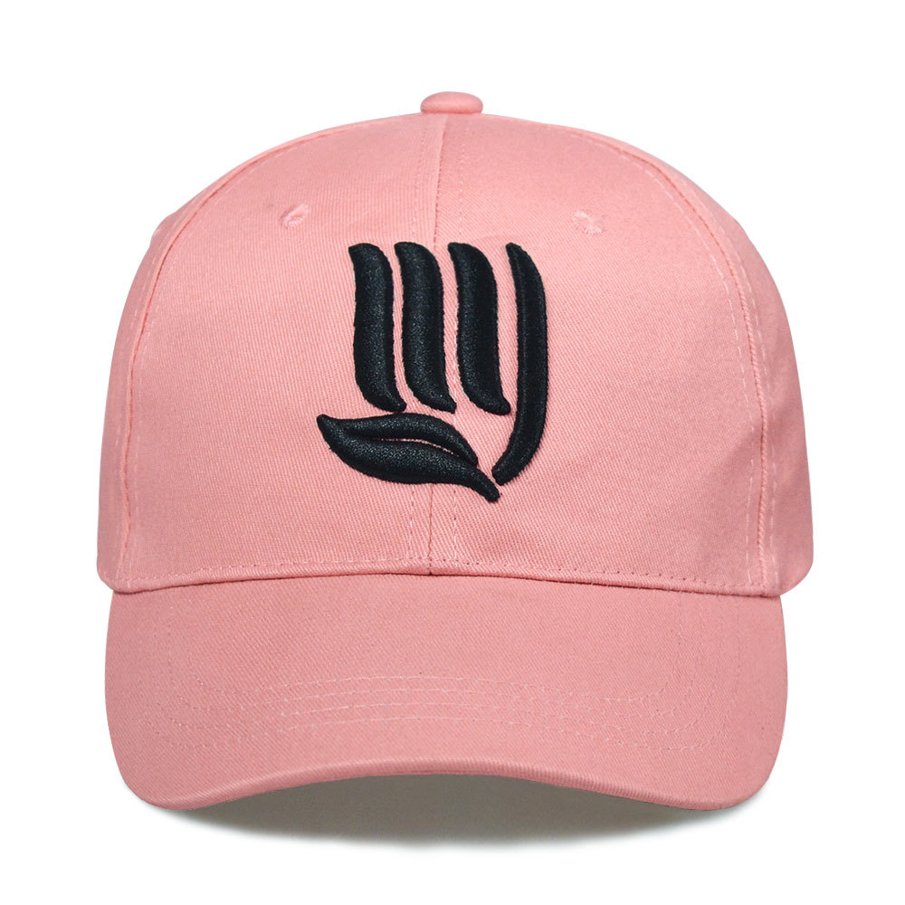 Cotton 3D embroidered baseball cap with an adjustable hardtop hat Cotton 3D embroidered baseball cap with an adjustable hardtop hat