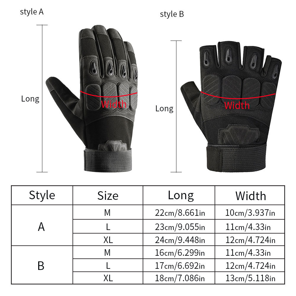 Custom Touch Screen Full Finger Protective Safety Anti-Slip Outdoor Motorcycle Gloves