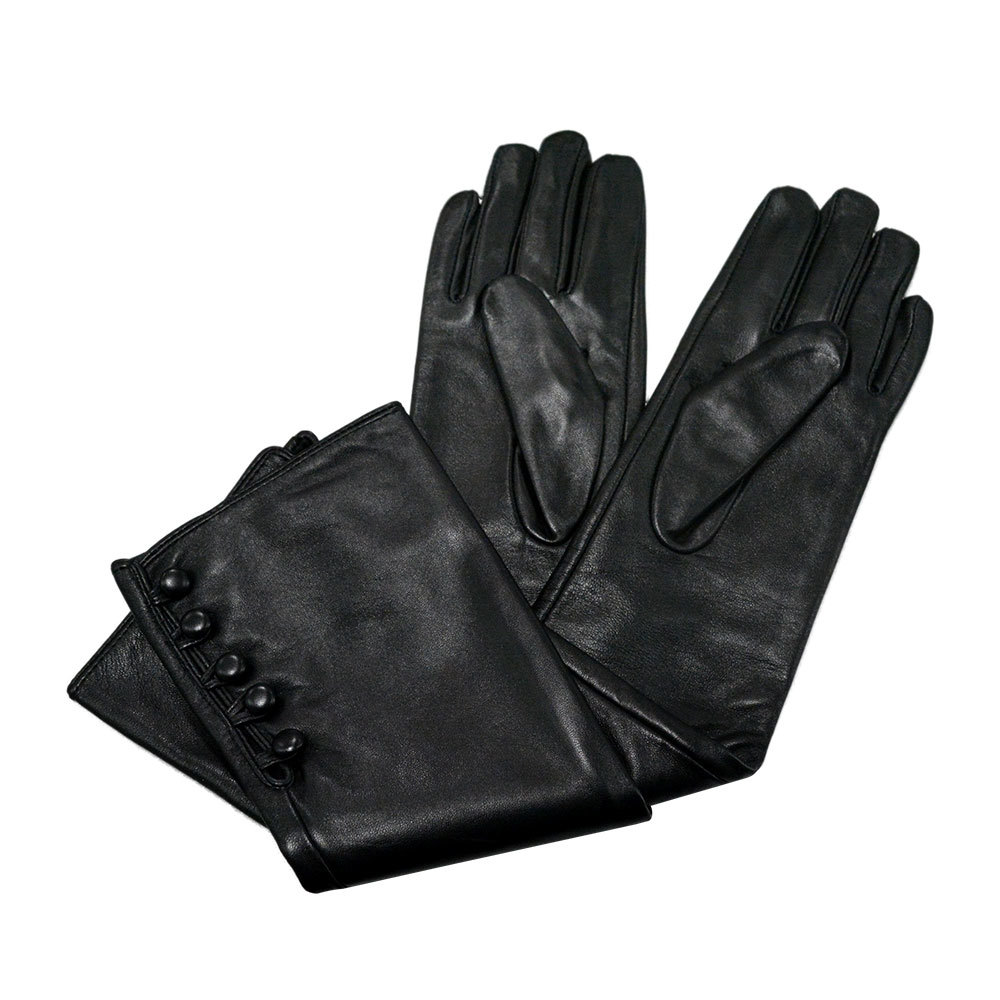 Ladies' long leather gloves