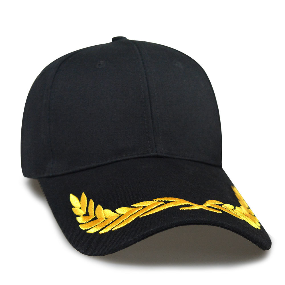 Custom embroidered brim baseball cap