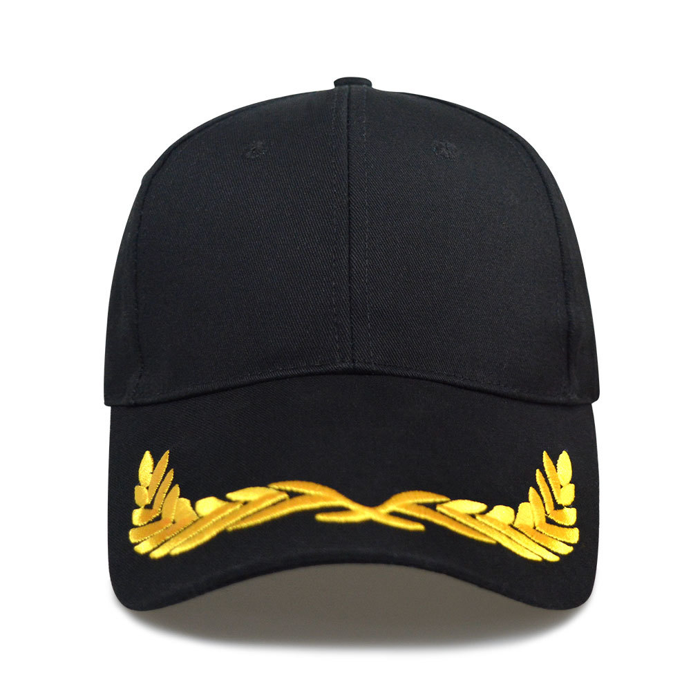 Custom embroidered brim baseball cap