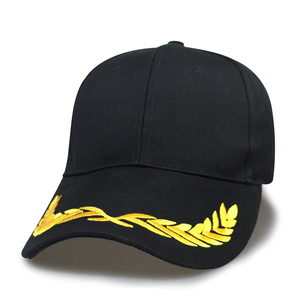 Custom embroidered brim baseball cap