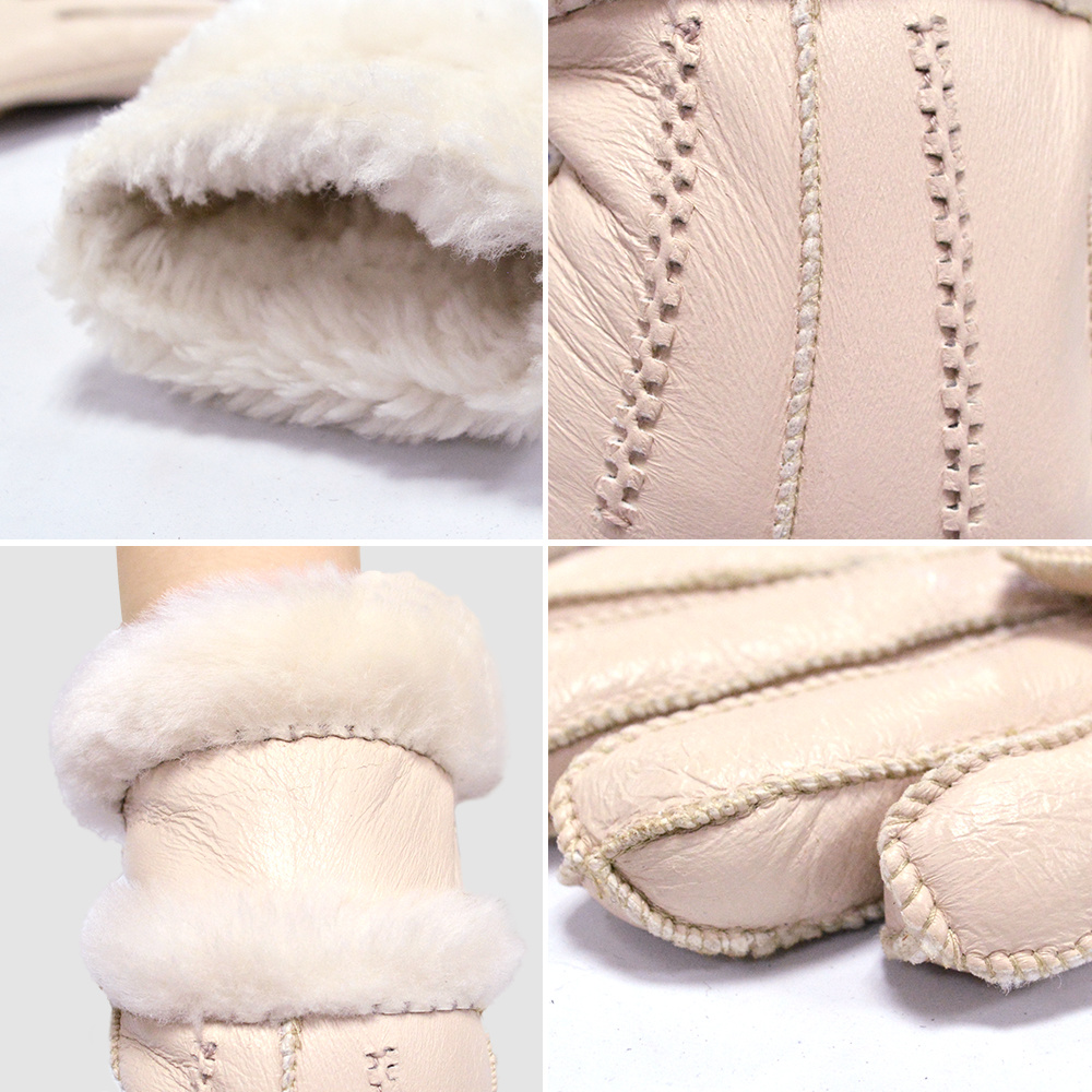 Winter Gloves Sheepskin Leather gloves to Keep Warm