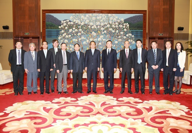 Apr.16,2013 Yamaha CEO Yanagi Hiroyuki led a delegation to visit CSGC