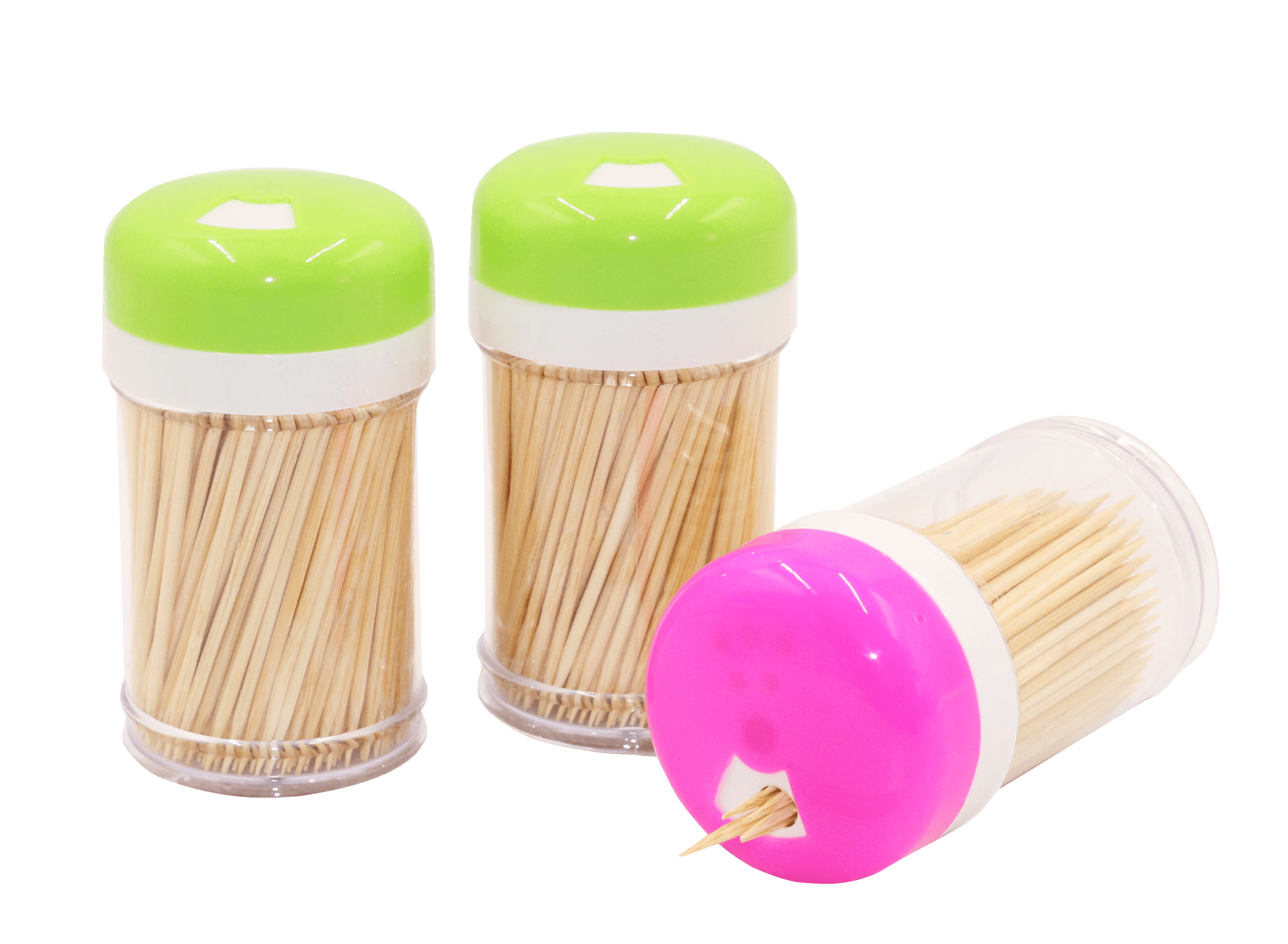 Bamboo Toothpicks  on both sides  Bottled