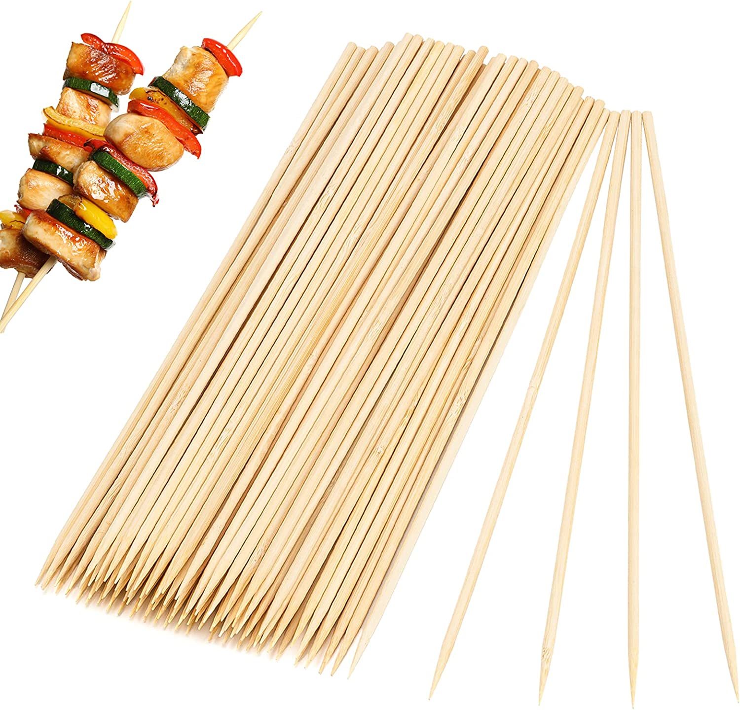 Bamboo skewers Wiht Knots