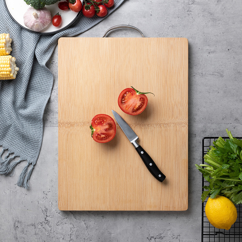 Whole bamboo chopping board without slot