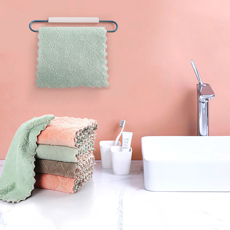 Coral velvet Washing cloth