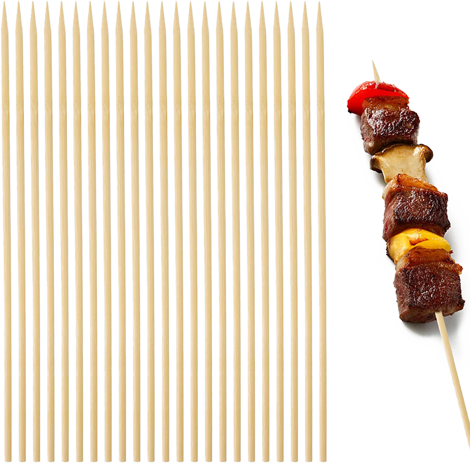 Bamboo Skewers Without Knots