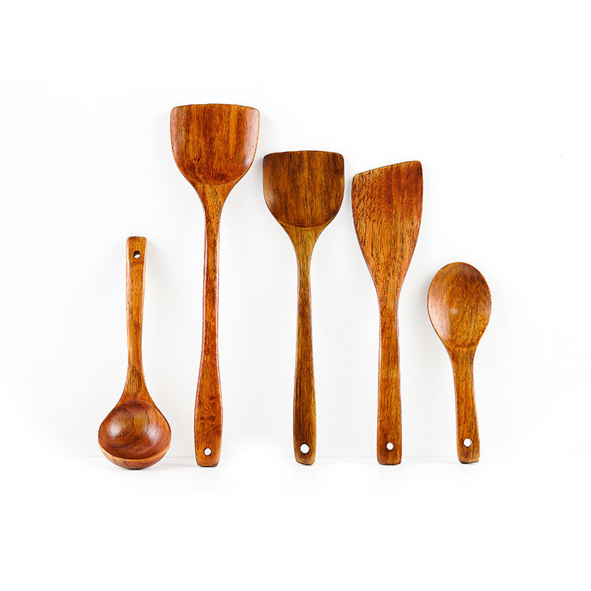 Komu Wood Spoon and Spatula
