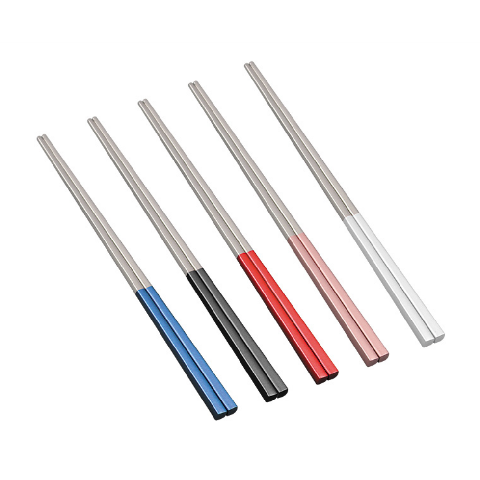 Painted Square stainless steel chopsticks