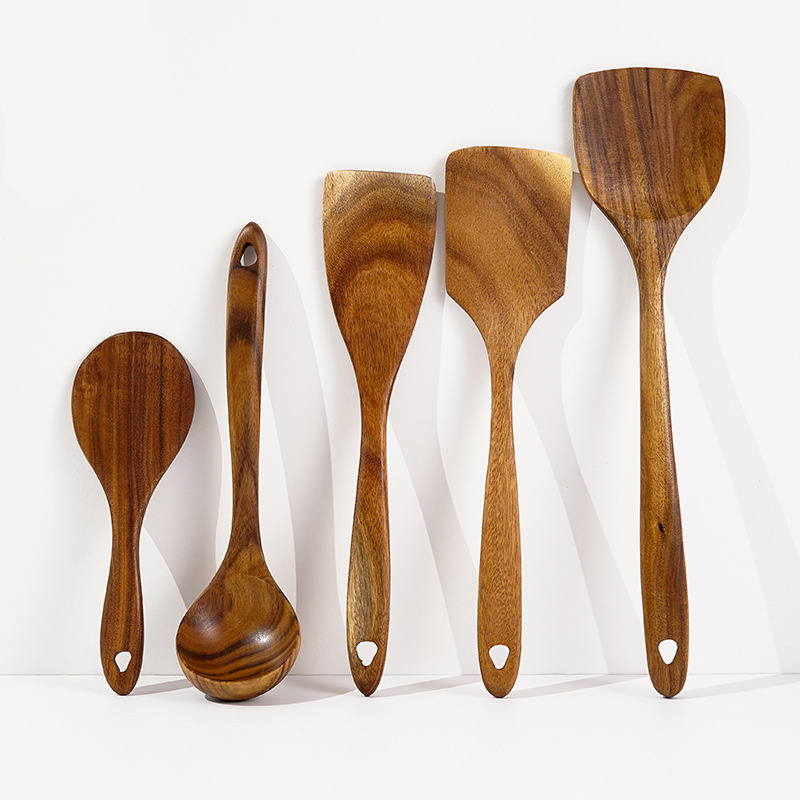 Acacia Wood Spoon and Spatula