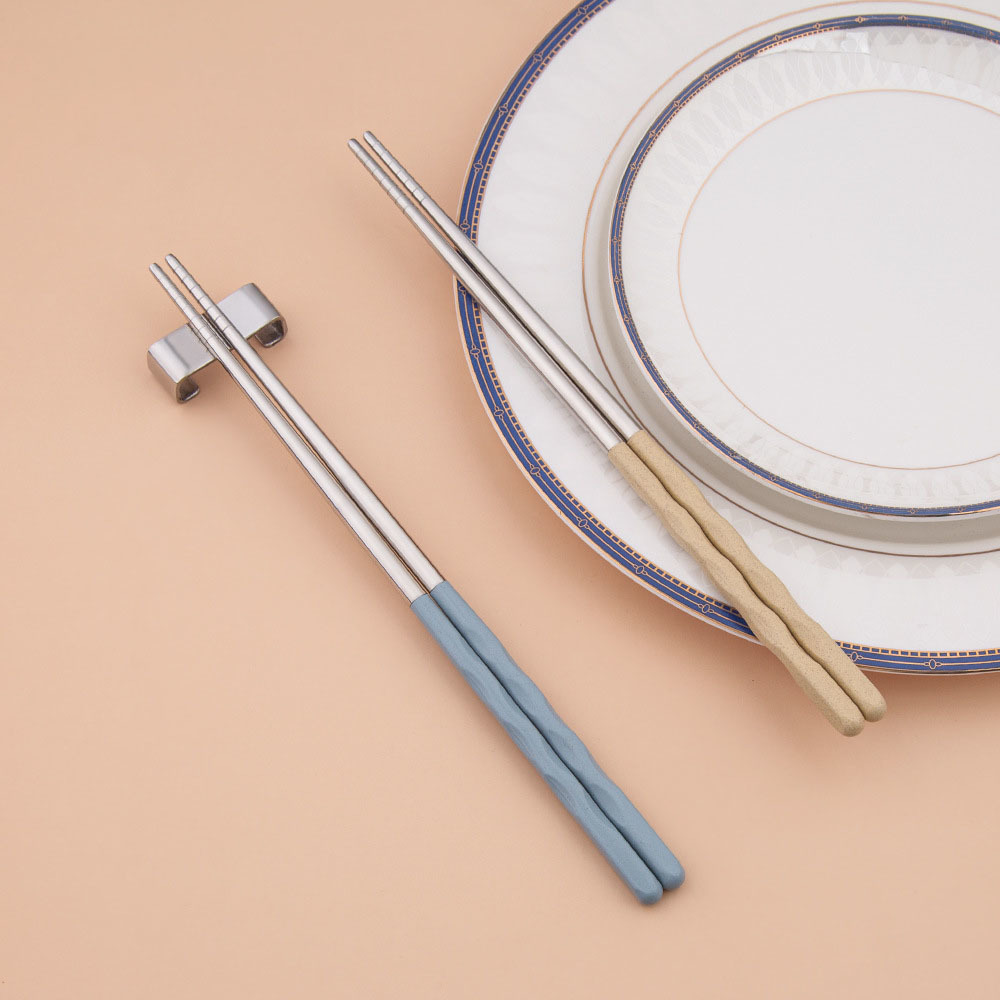 Family exclusive five-color stainless steel chopsticks