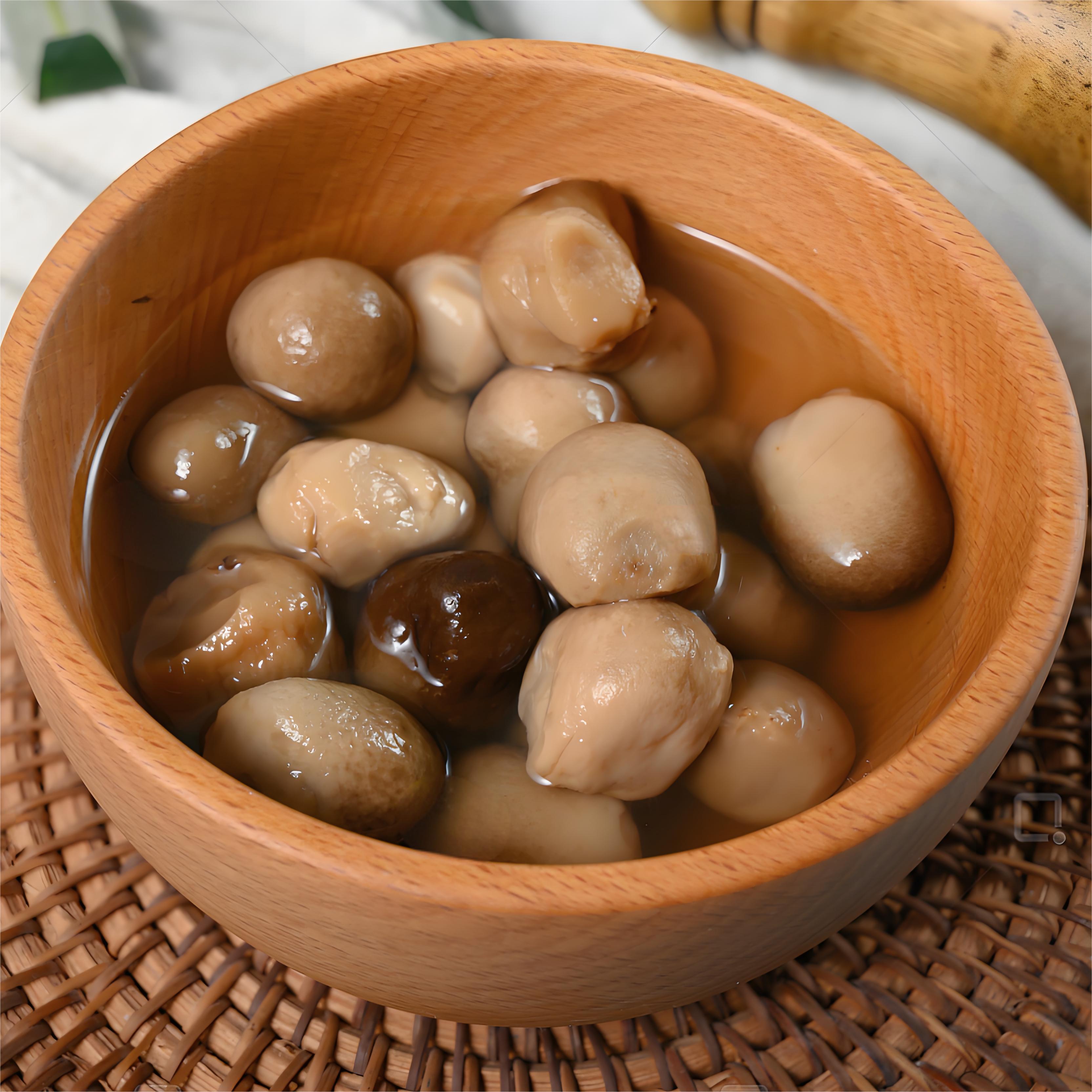 CANNED STRAW MUSHROOMS UNPEELED WHOLE (M)  20-35PCS/TIN CANNED STRAW MUSHROOMS UNPEELED WHOLE (M)  20-35PCS/TIN
