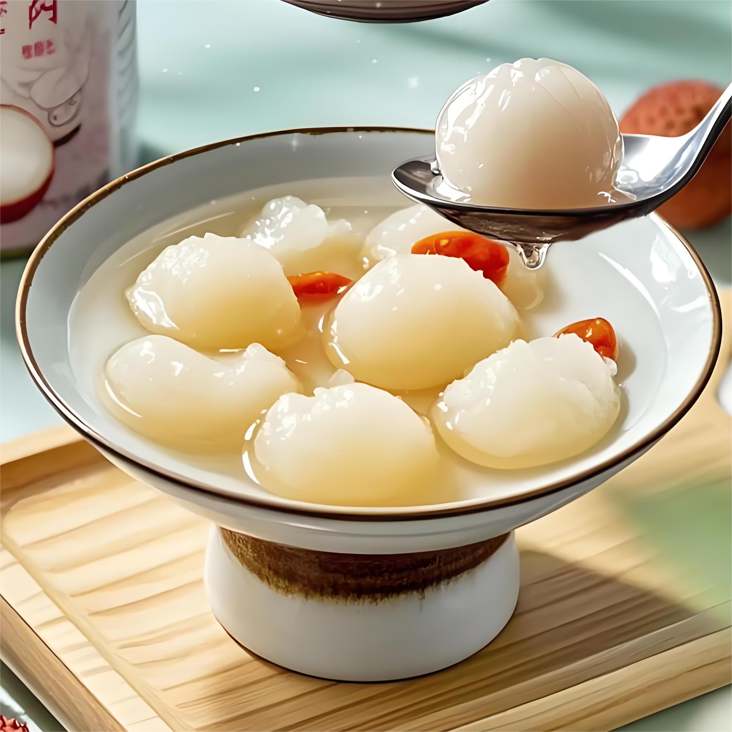 CANNED LYCHEE IN SYRUP 18-23PCS/TIN CANNED LYCHEE IN SYRUP 18-23PCS/TIN