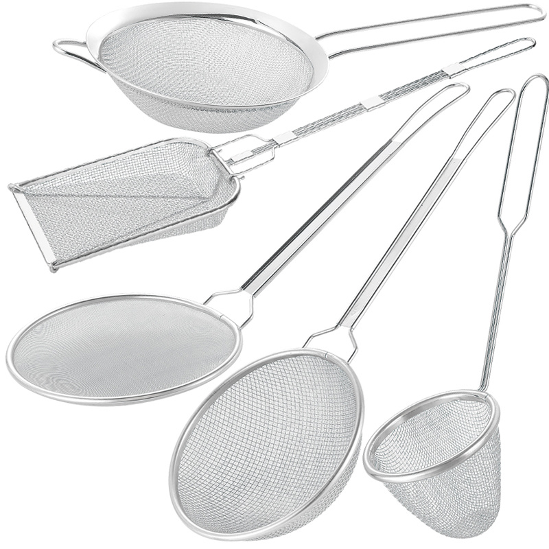 Stainless steel wire handle Frying Skimmer and Strainer basket